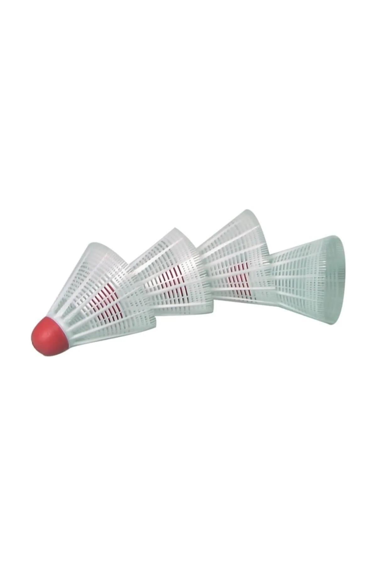 Sunflex 53200 Plastik 4 lü Unisex Badminton Topu