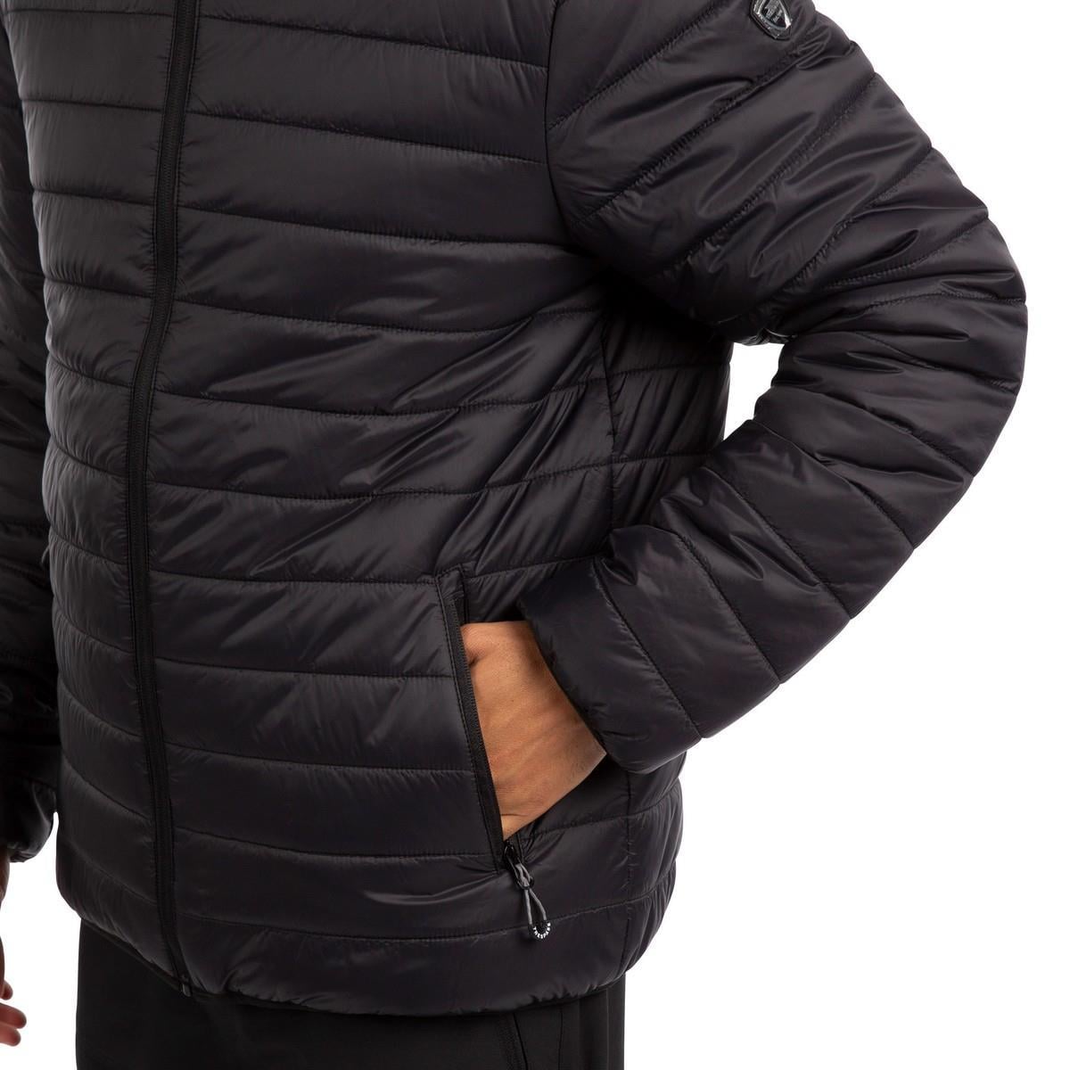 Trespass MAJKCATR0025-BLK Senby - Male Reversible Jkt Erkek Outdoor Mont