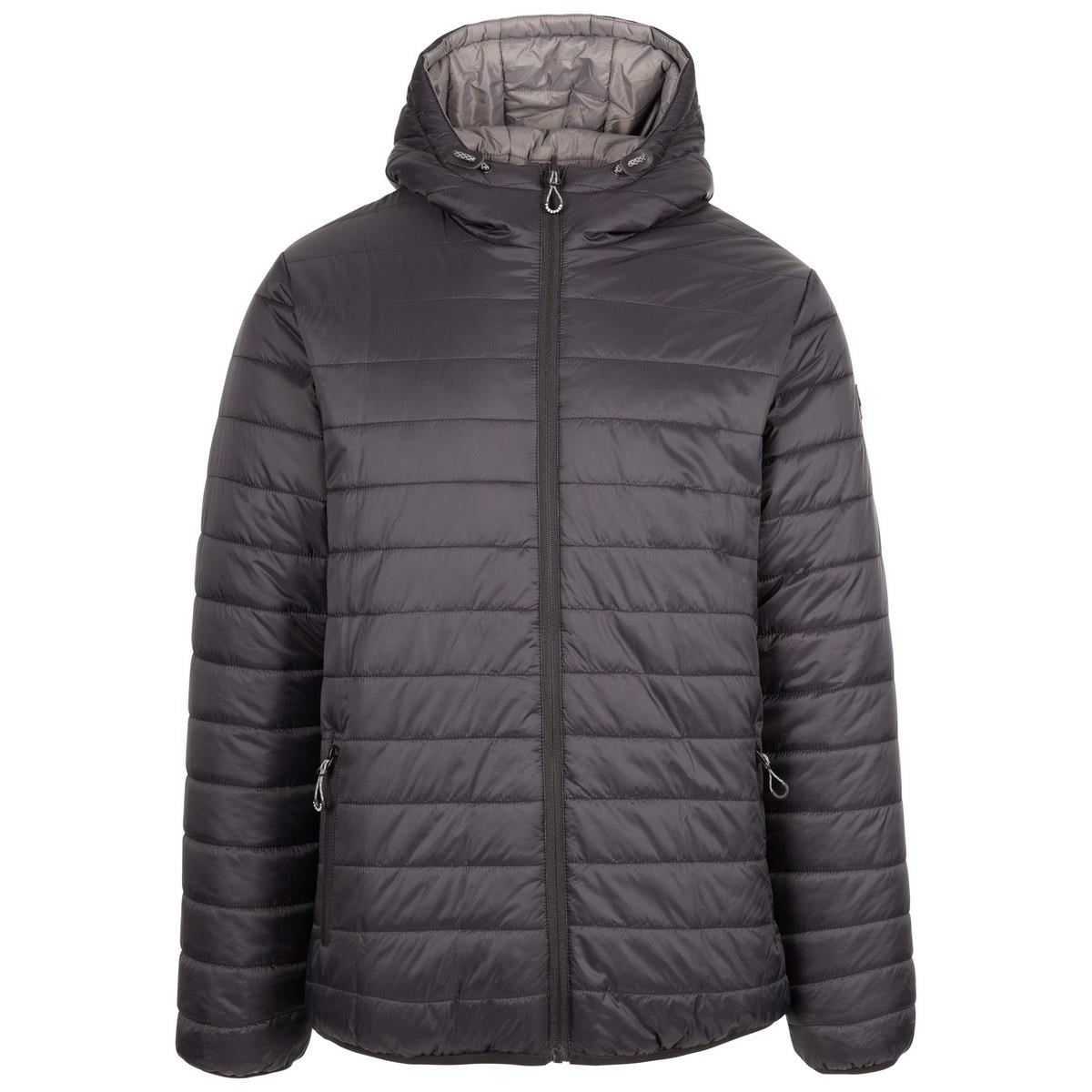 Trespass MAJKCATR0025-BLK Senby - Male Reversible Jkt Erkek Outdoor Mont