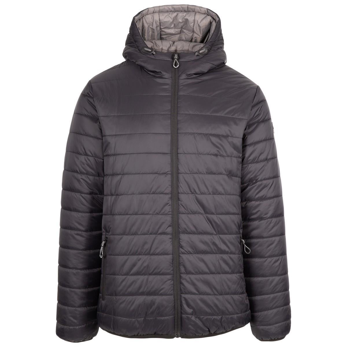 Trespass MAJKCATR0025-BLK Senby - Male Reversible Jkt Erkek Outdoor Mont