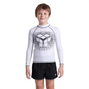 Arena 006296155 Rash Vest L/S Graphic Erkek Çocuk Yüzücü Tişört