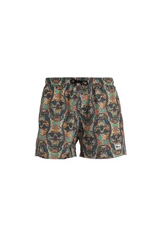 Bad Bear 21.01.09.008-C70 Skullex Erkek Deniz Şortu