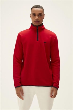 Bad Bear 21.02.12.029-C54 Backup Half-Zip Erkek Sweatshirt