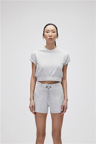 Bad Bear 21.03.12.001-C19 Emma Crop Kadın Sweatshirt
