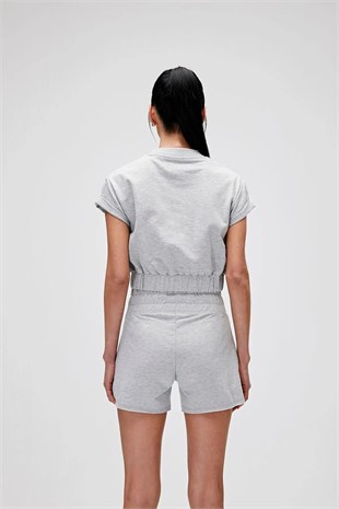 Bad Bear 21.03.12.001-C19 Emma Crop Kadın Sweatshirt