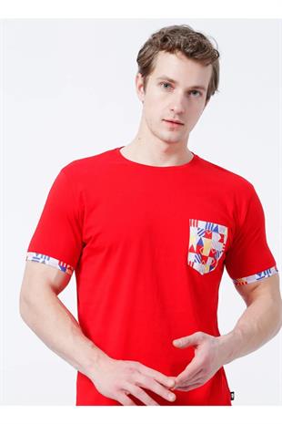 Bad Bear 22.01.07.020-C54 Flag Pocket Erkek Tişört