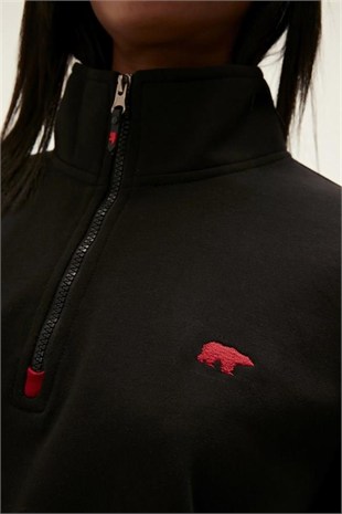 Bad Bear 22.04.12.004-C01 Scarlette Half Zip Kadın Sweatshirt