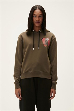 Bad Bear 22.04.12.005-C70 Here Kadın Sweatshirt