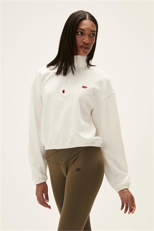 Bad Bear 22.04.12.004-C04 Scarlette Half Zip Kadın Sweatshirt