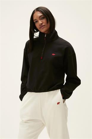 Bad Bear 22.04.12.004-C01 Scarlette Half Zip Kadın Sweatshirt