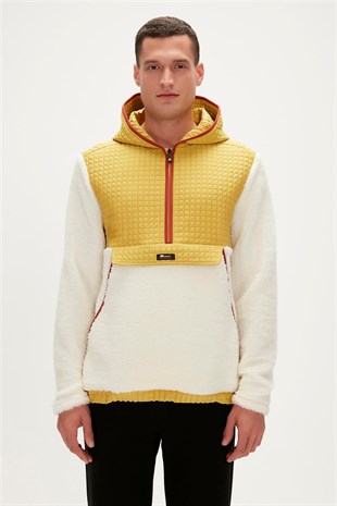 Bad Bear 23.02.29.007-C108 Leonard Half-Zip Erkek Peluş Polar