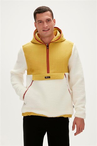 Bad Bear 23.02.29.007-C108 Leonard Half-Zip Erkek Peluş Polar