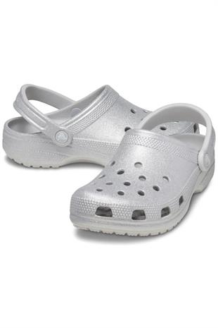 Crocs 205942-0IC Classic Glitter Clog Unisex Sandalet