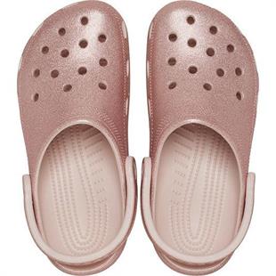 Crocs 205942-6WV Classic Glitter Clog Unisex Sandalet