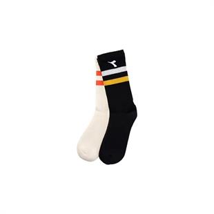 Diadora D202014-976 2 Pack Striped Crew Socks W Kadın Çorap