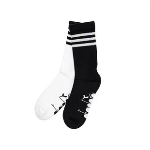Diadora D202531-955 2 Pack Striped Crew Socks M Erkek Çorap