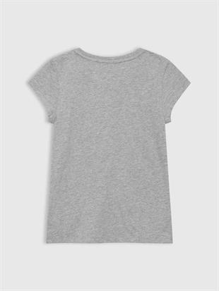 GAP 460525008 V-Hs Ss Value Logo Tee Kız Çocuk Tişört