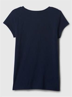 GAP 460525011 V-Hs Ss Value Logo Tee Kız Çocuk Tişört