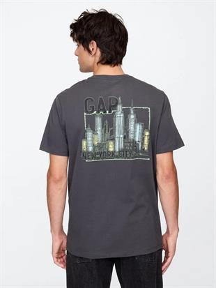 GAP 646674001 V-Gap New York City Erkek Tişört