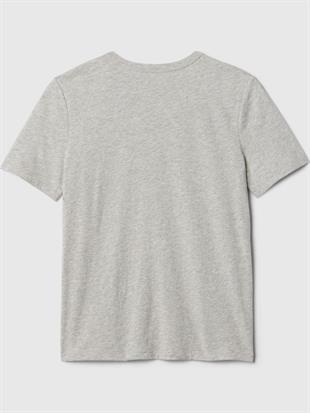 GAP 708370001 V-Bas Ss Logo Tee Erkek Çocuk Tişört