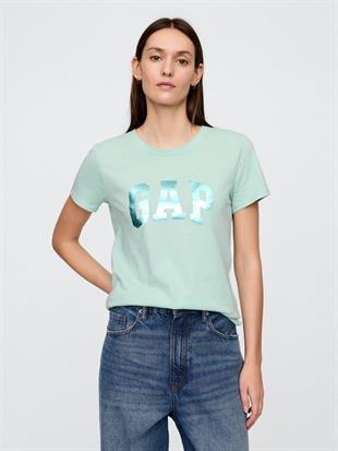 GAP 729555013 V-Ss Logo Classic Tee Kadın Tişört