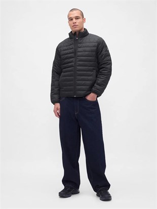 Gap 790583003 V-Frch Logo Ltwt Puffer Jkt Erkek Mont