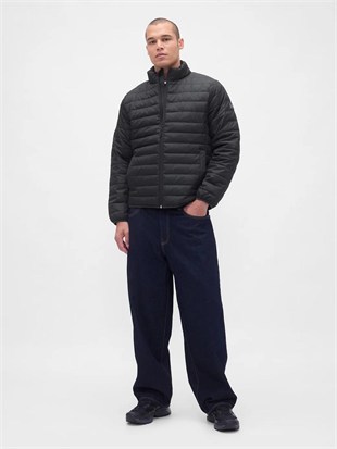 Gap 790583003 V-Frch Logo Ltwt Puffer Jkt Erkek Mont