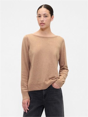 Gap 791281000 V-Bella Boatneck Kadın Kazak