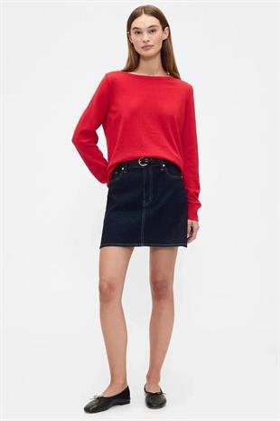 Gap 791281003 V-Bella Boatneck Kadın Sweatshirt