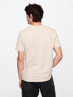 GAP 856659023 V-Everyday Soft Basic Logo T Erkek Tişört