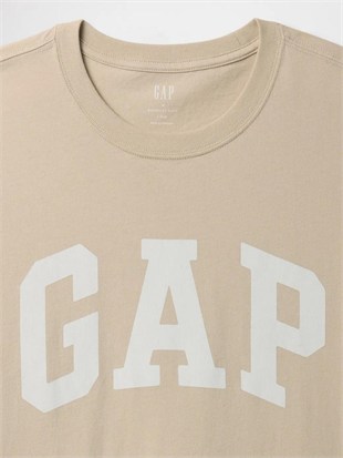 GAP 856659023 V-Everyday Soft Basic Logo T Erkek Tişört