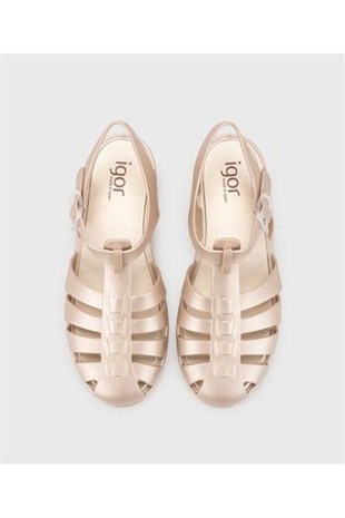 Igor BB340-388 Biarritz Shiny Metal Kadın Sandalet