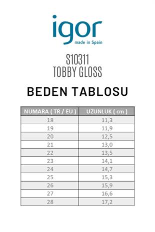 Igor S10311-018 Tobby Gloss Kız Çocuk Sandalet