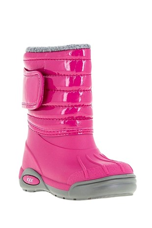 Igor W10168-007 Topo Ski Charol Kız Çocuk Yağmur Çizmesi