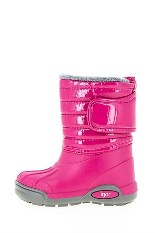Igor W10168-007 Topo Ski Charol Kız Çocuk Yağmur Çizmesi
