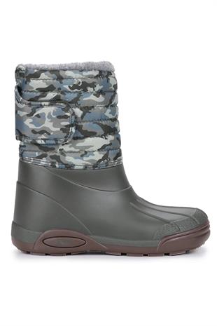 Igor W10210-042 Topo Ski Camo Çocuk Yağmur Çizmesi