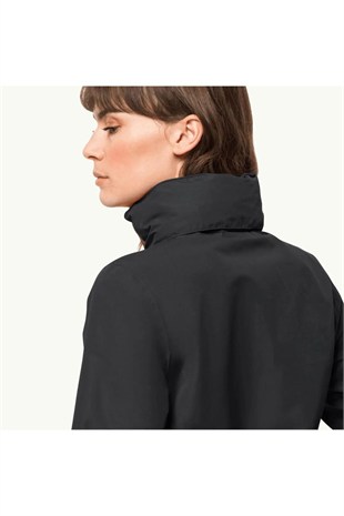 Jack Wolfskin 1111202-6000 Stormy Point 2L Jkt M Kadın Outdoor Mont