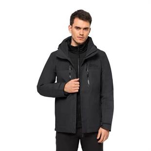 Jack Wolfskin 1115261-6000 Jasper 3IN1 Jkt M Erkek Outdoor Mont