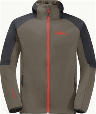 Jack Wolfskin 1306922-5719 Feldberg Hoody M Erkek Softshell Ceket
