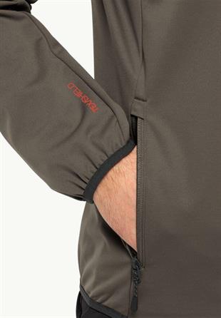 Jack Wolfskin 1306922-5719 Feldberg Hoody M Erkek Softshell Ceket