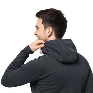 Jack Wolfskin 1710541-6350 Baiselberg Hooded Fz M Erkek Polar Ceket
