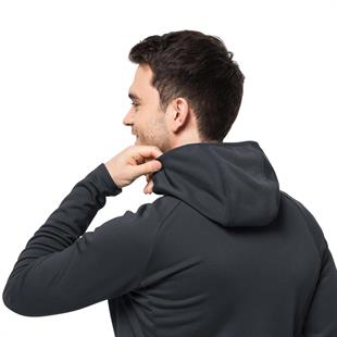 Jack Wolfskin 1710541-6350 Baiselberg Hooded Fz M Erkek Polar Ceket