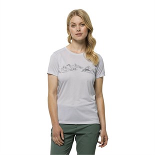 Jack Wolfskin 1807213 Crosstrail Graphic T W Kadın Tişört