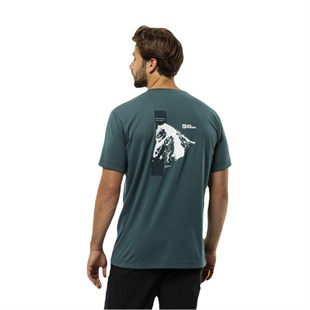 Jack Wolfskin 1809941 Vonnan S/S Graphic T M Erkek Tişört