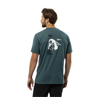 Jack Wolfskin 1809941 Vonnan S/S Graphic T M Erkek Tişört