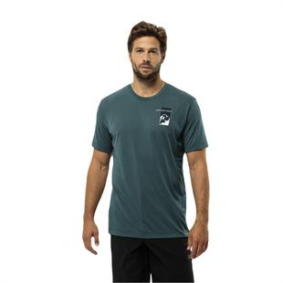 Jack Wolfskin 1809941 Vonnan S/S Graphic T M Erkek Tişört