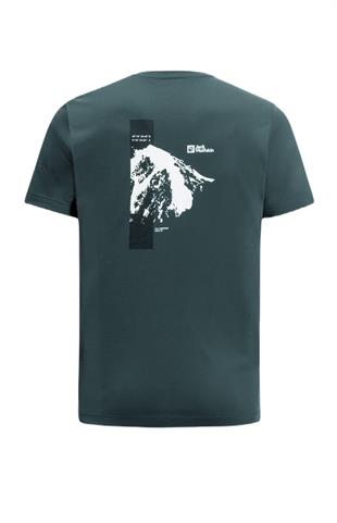 Jack Wolfskin 1809941 Vonnan S/S Graphic T M Erkek Tişört