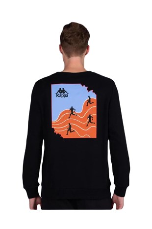 Kappa 361G7PW005 Authentic Graphik Virl Tk Erkek Sweatshirt