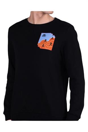 Kappa 361G7PW005 Authentic Graphik Virl Tk Erkek Sweatshirt