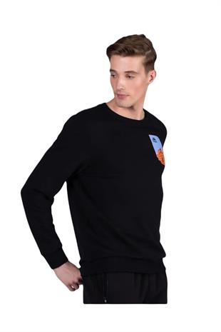 Kappa 361G7PW005 Authentic Graphik Virl Tk Erkek Sweatshirt